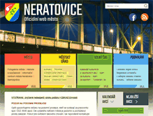 Tablet Screenshot of neratovice.cz